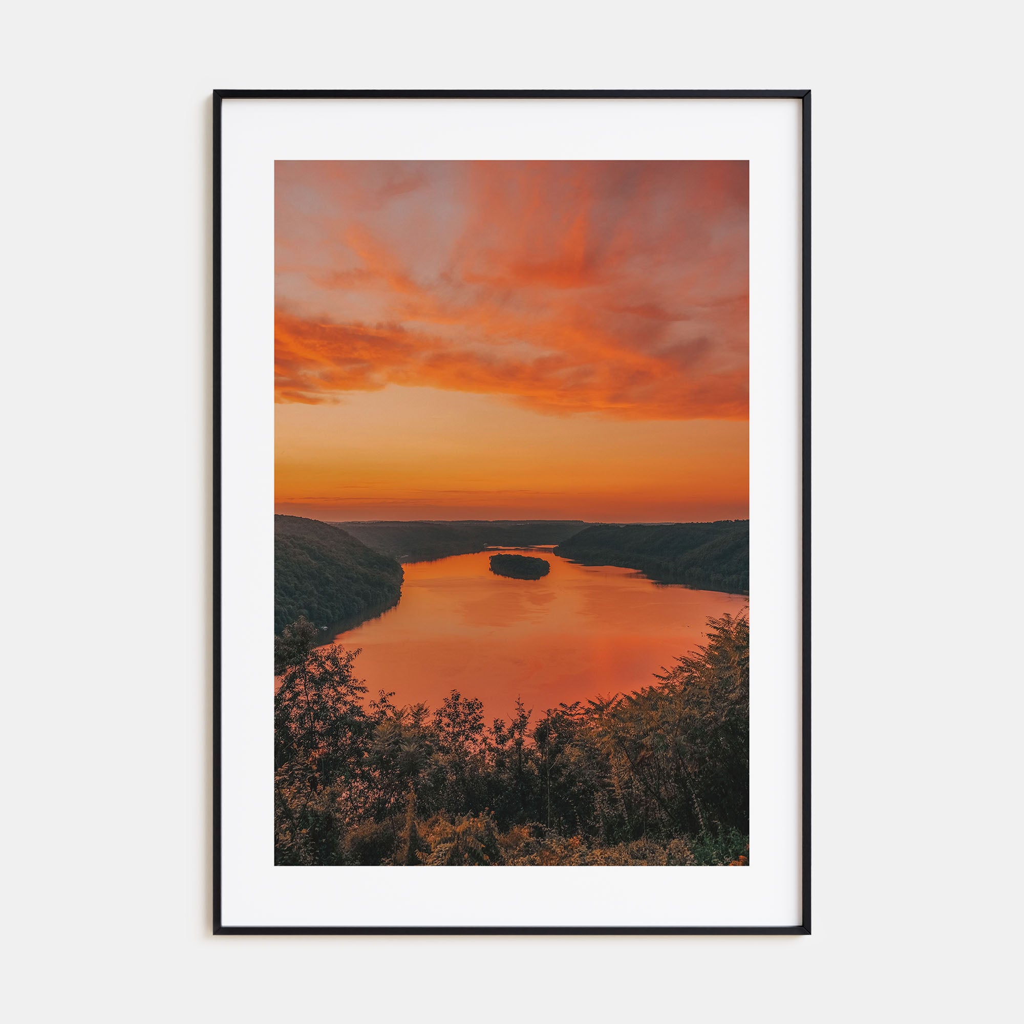 Sunset Landscape Photo Color No 1 Poster