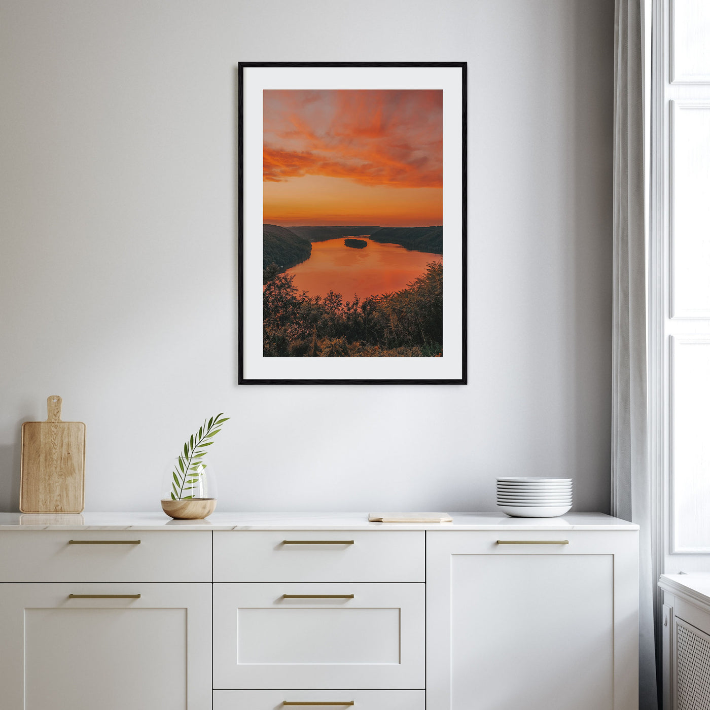 Sunset Landscape Photo Color No 1 Poster