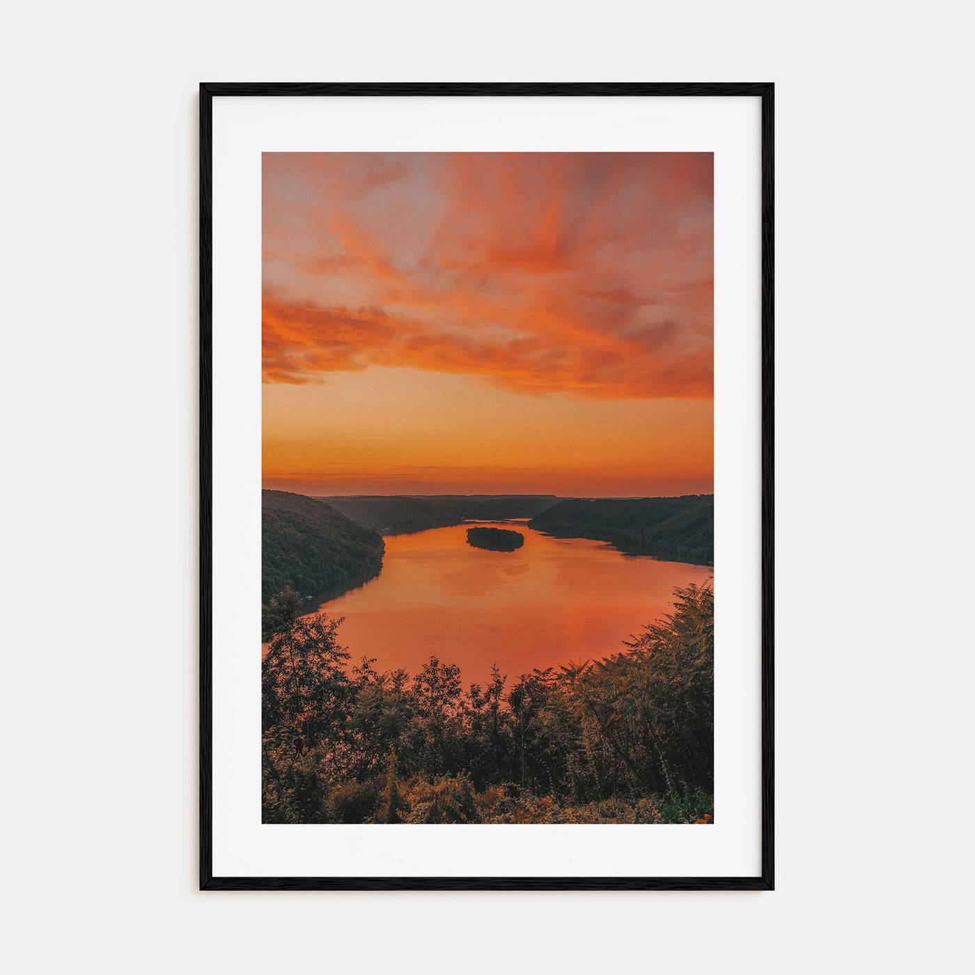 Sunset Landscape Photo Color No 1 Poster