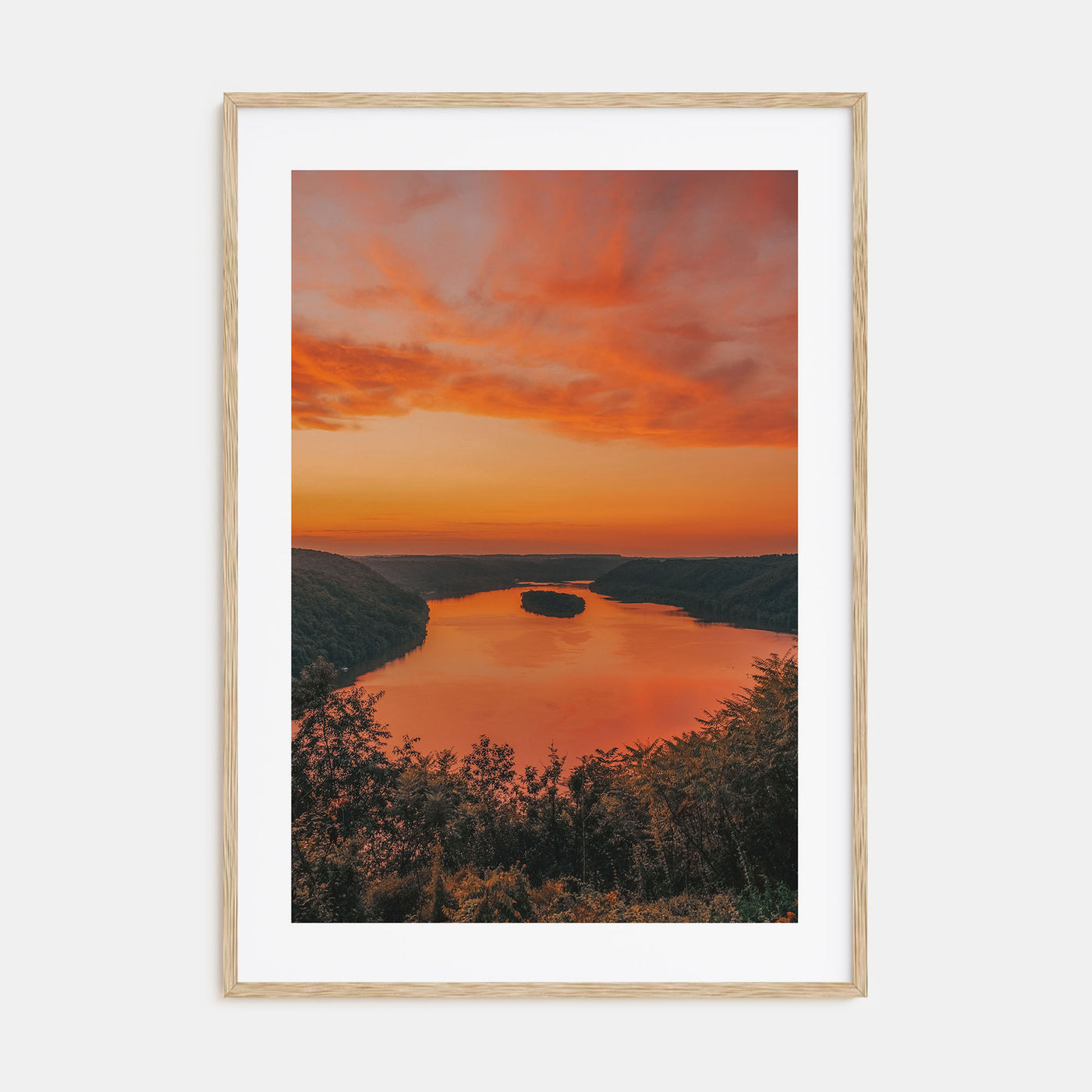 Sunset Landscape Photo Color No 1 Poster