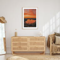 Sunset Landscape Photo Color No 1 Poster