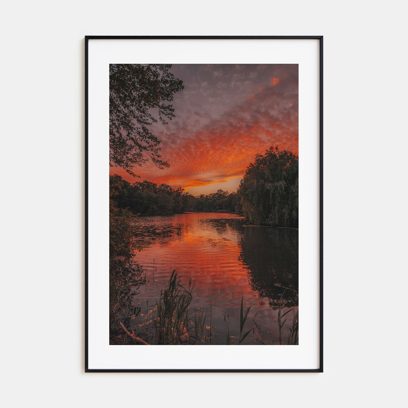 Sunset Landscape Photo Color No 2 Poster