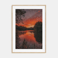 Sunset Landscape Photo Color No 2 Poster