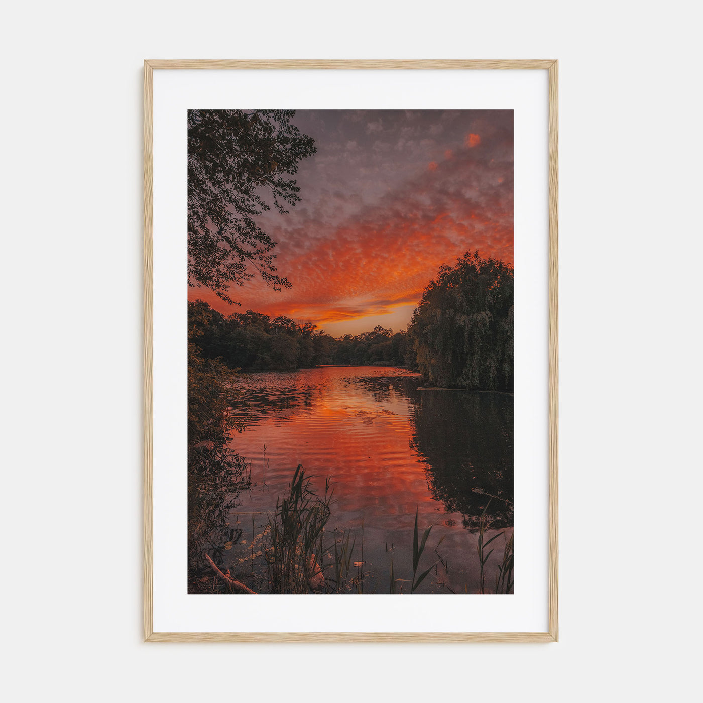 Sunset Landscape Photo Color No 2 Poster