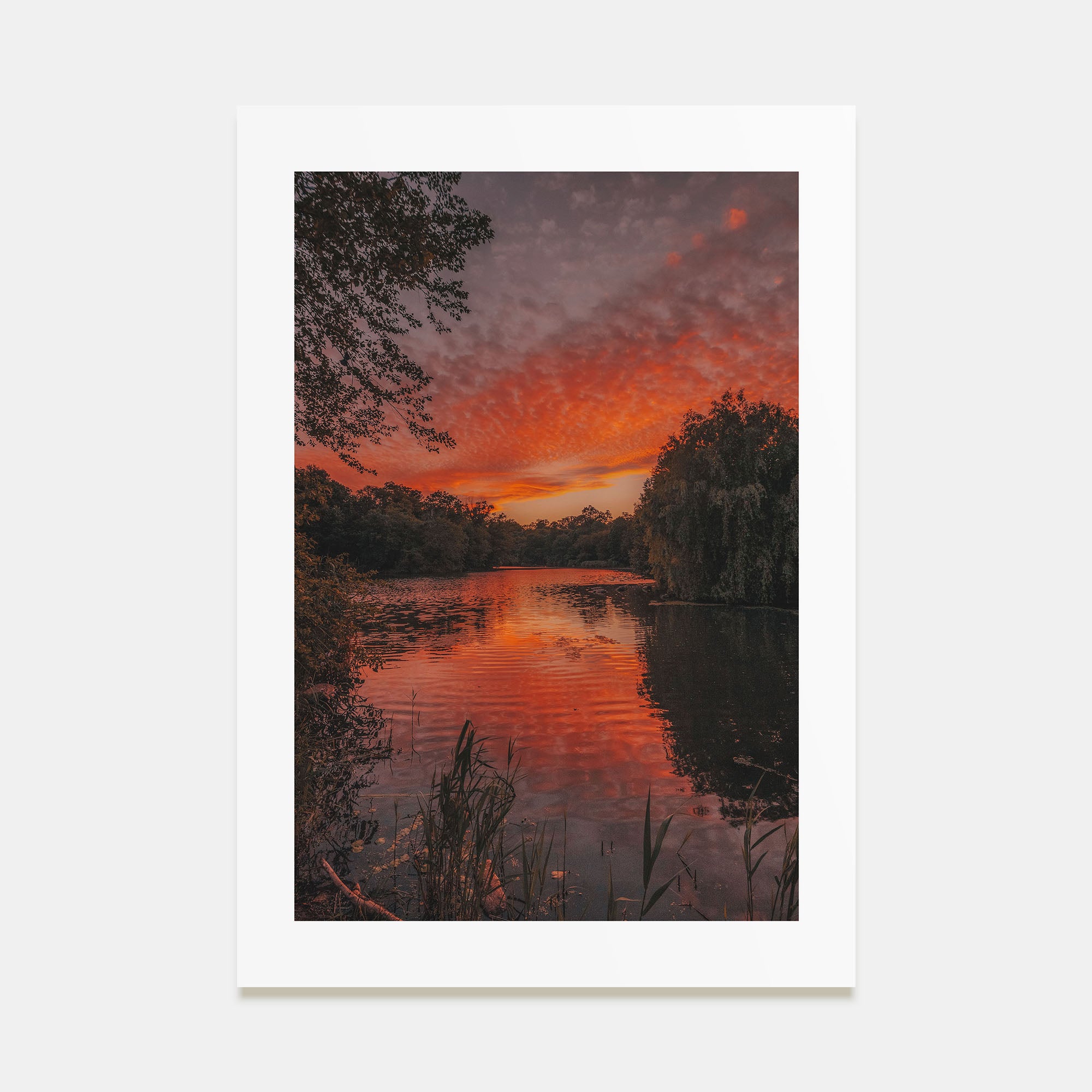 Sunset Landscape Photo Color No 2 Poster