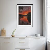 Sunset Landscape Photo Color No 2 Poster