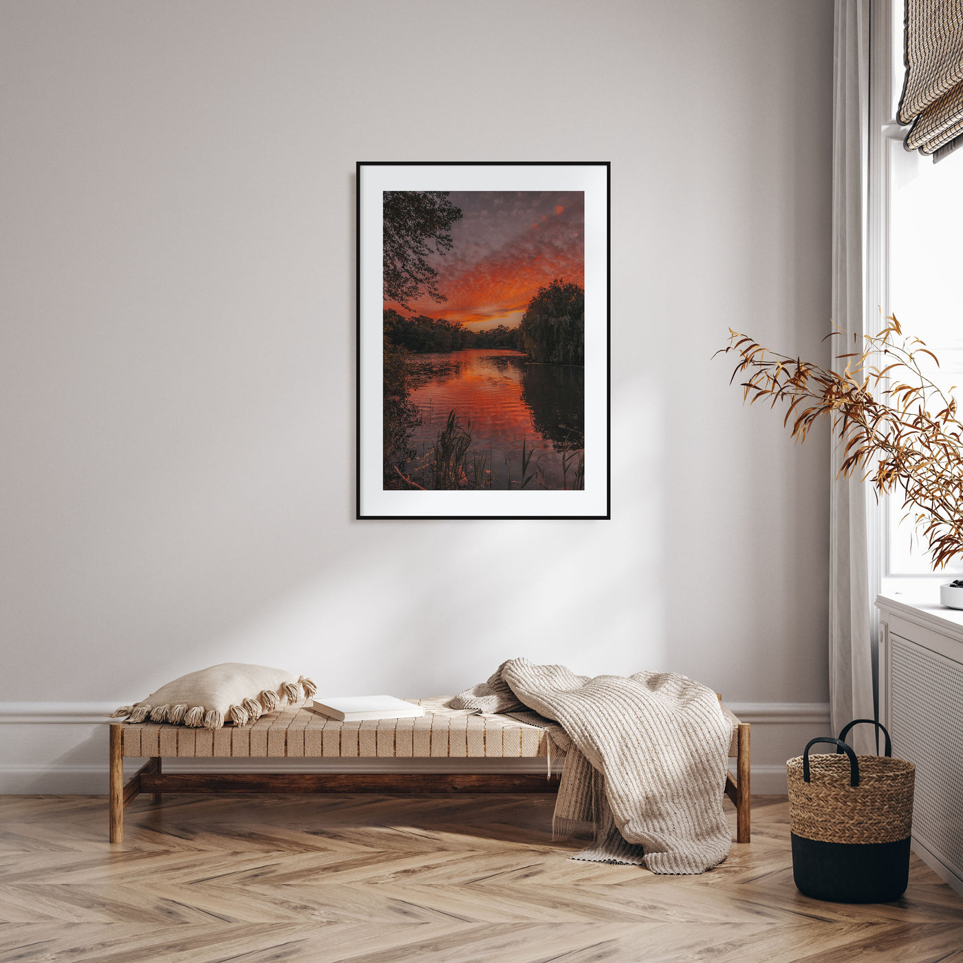 Sunset Landscape Photo Color No 2 Poster