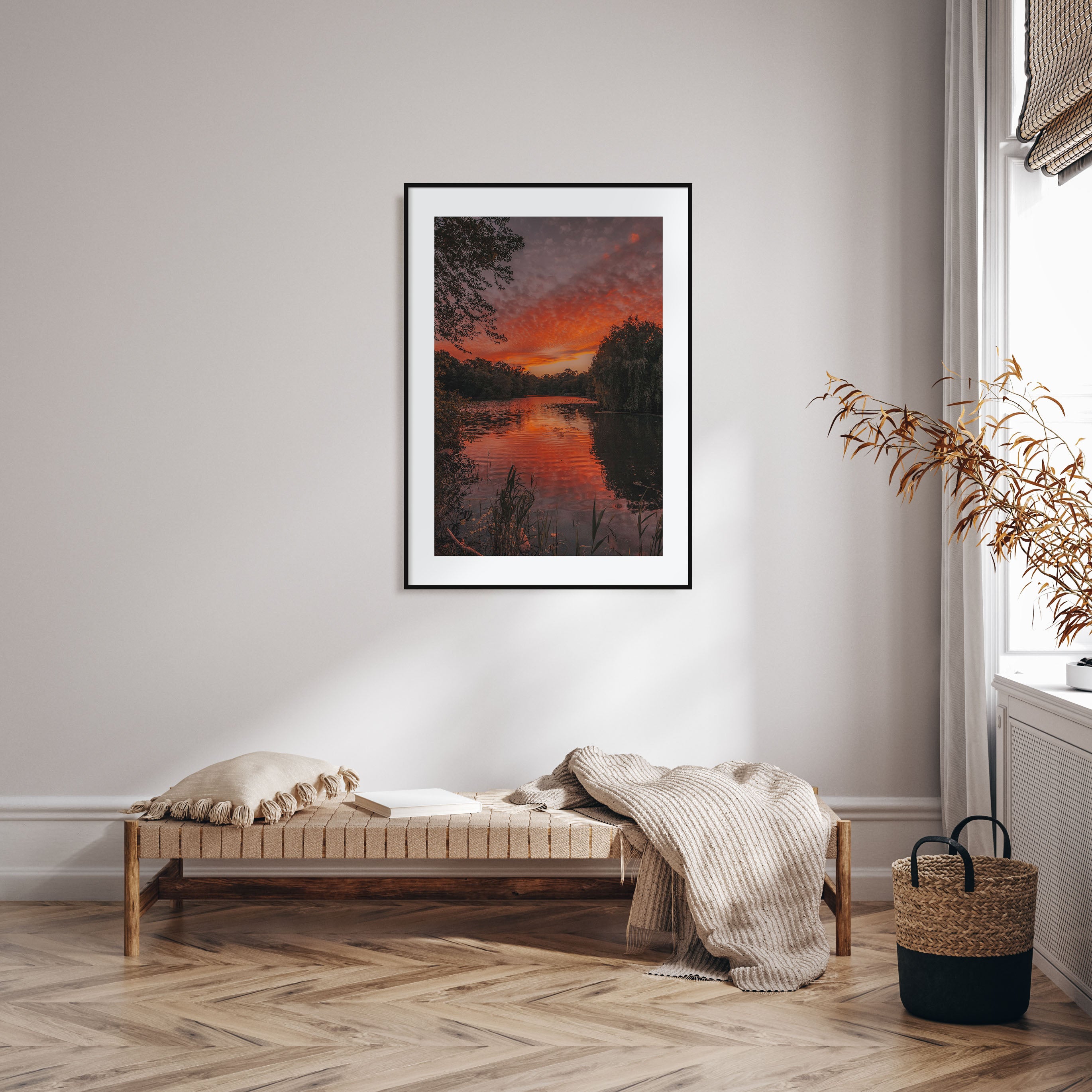 Sunset Landscape Photo Color No 2 Poster