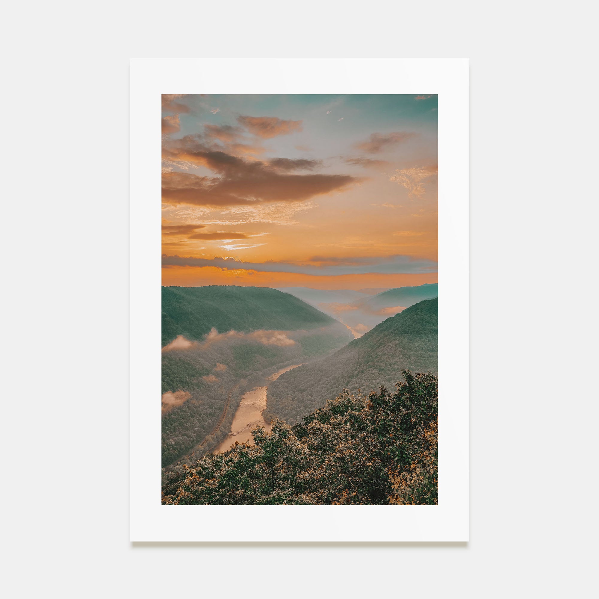 Sunset Landscape Photo Color No 3 Poster