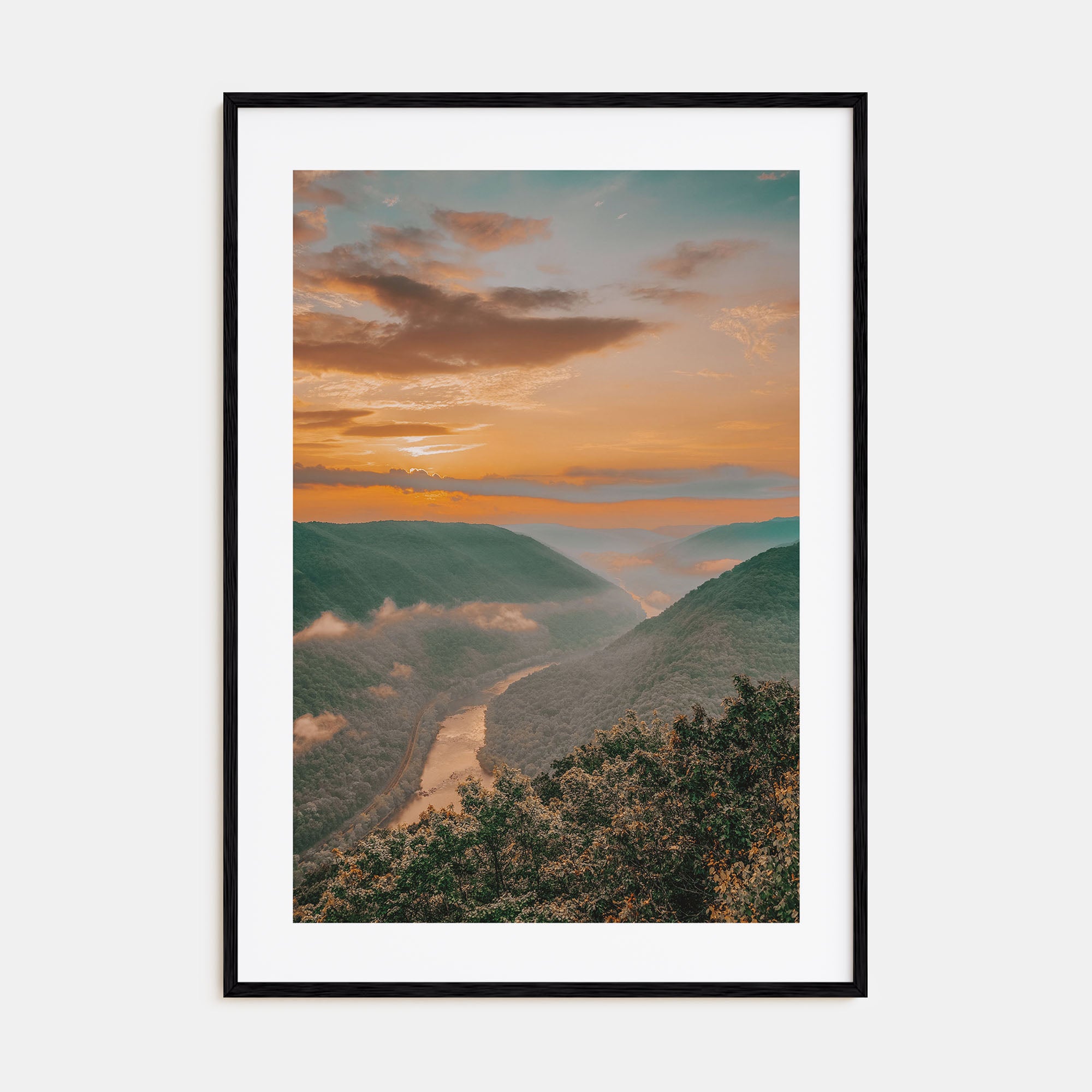 Sunset Landscape Photo Color No 3 Poster