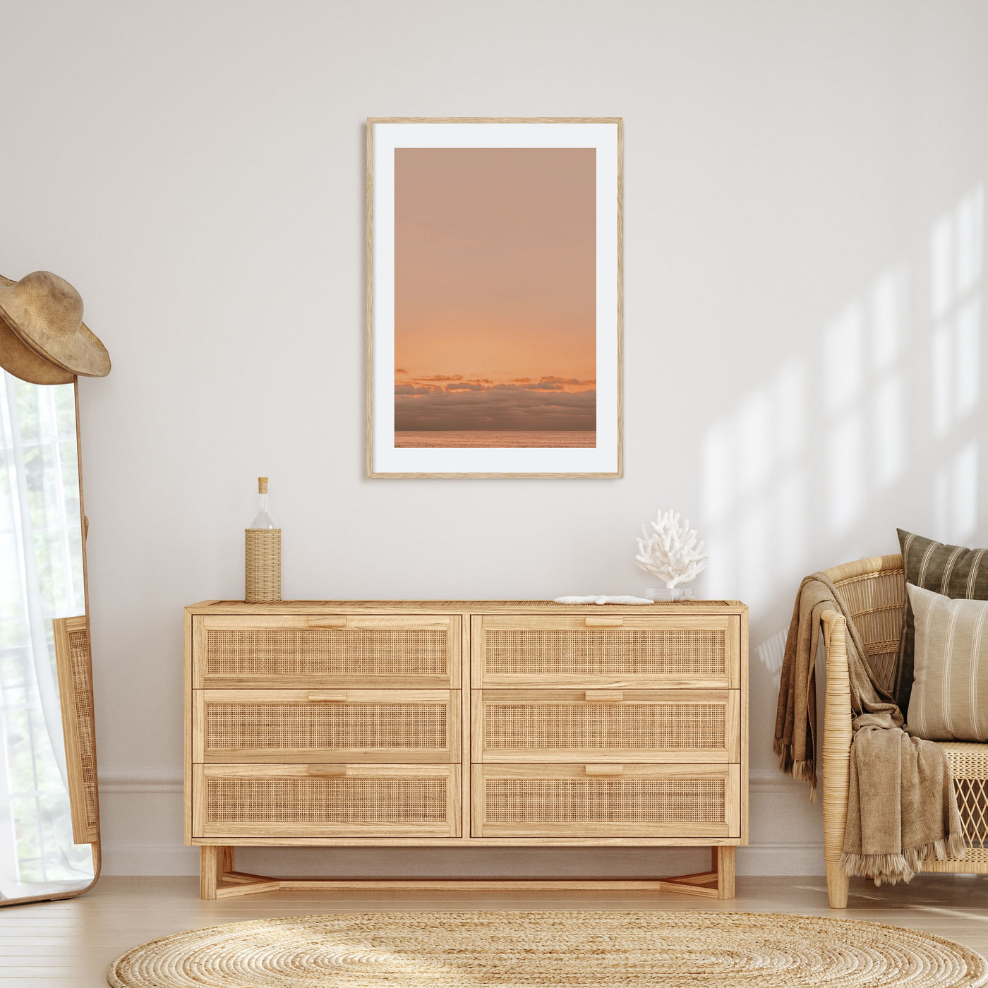 Sunset Ocean Photo Color No 1 Poster