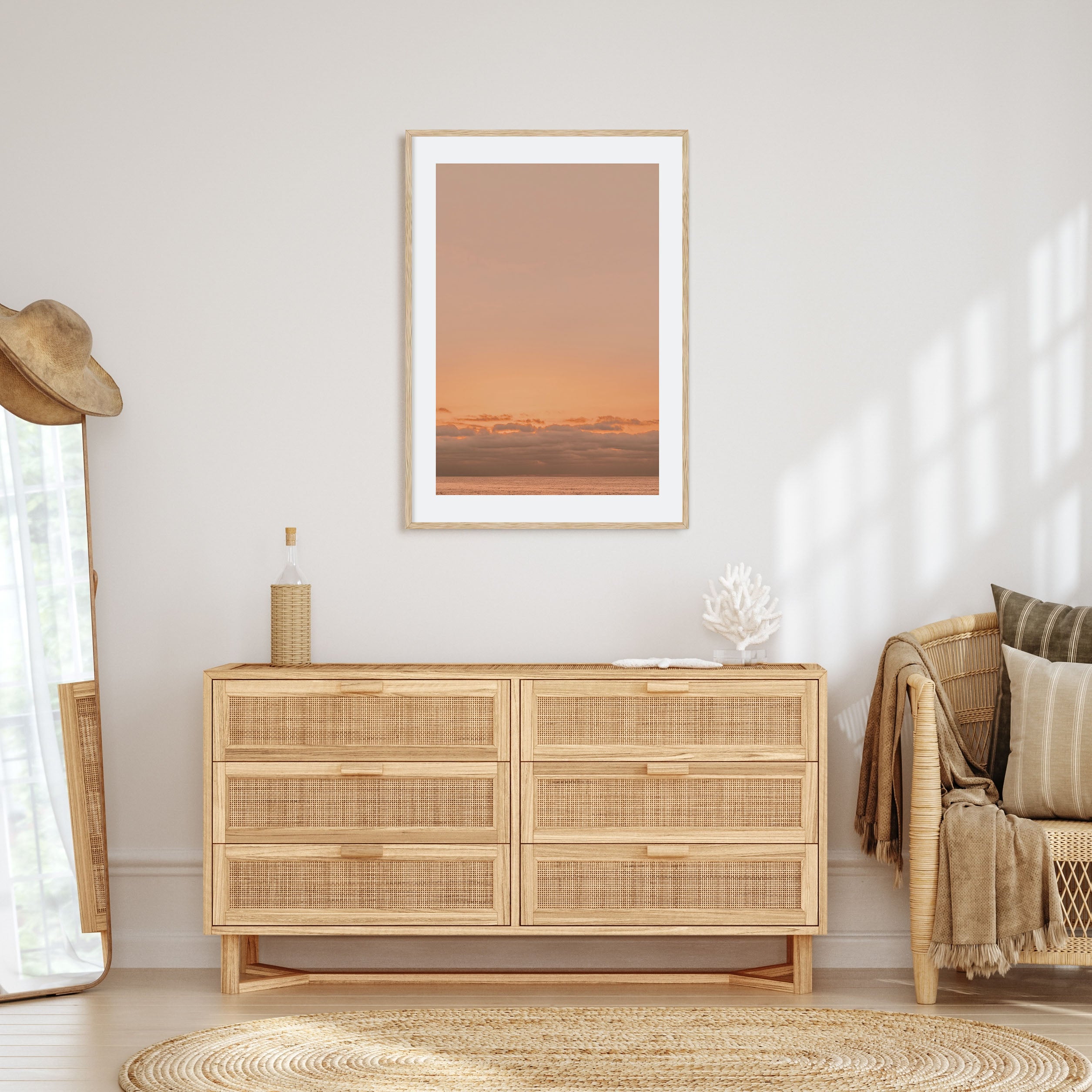 Sunset Ocean Photo Color No 1 Poster