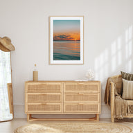 Sunset Ocean Photo Color No 2 Poster