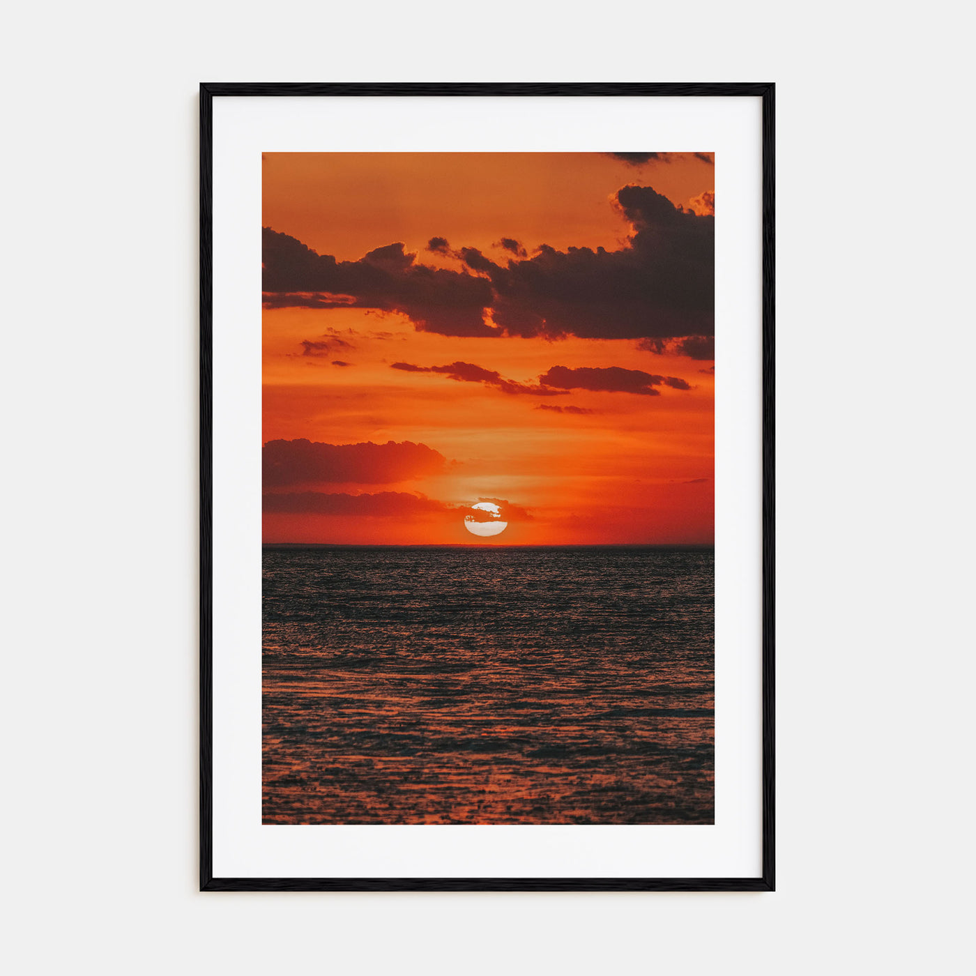 Sunset Ocean Photo Color No 3 Poster