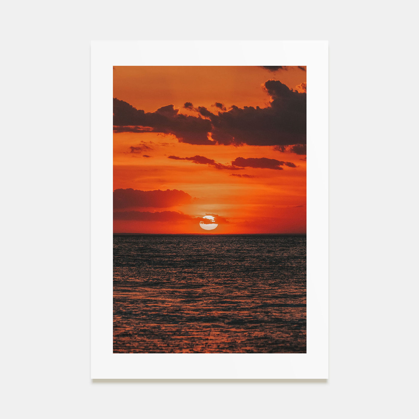 Sunset Ocean Photo Color No 3 Poster