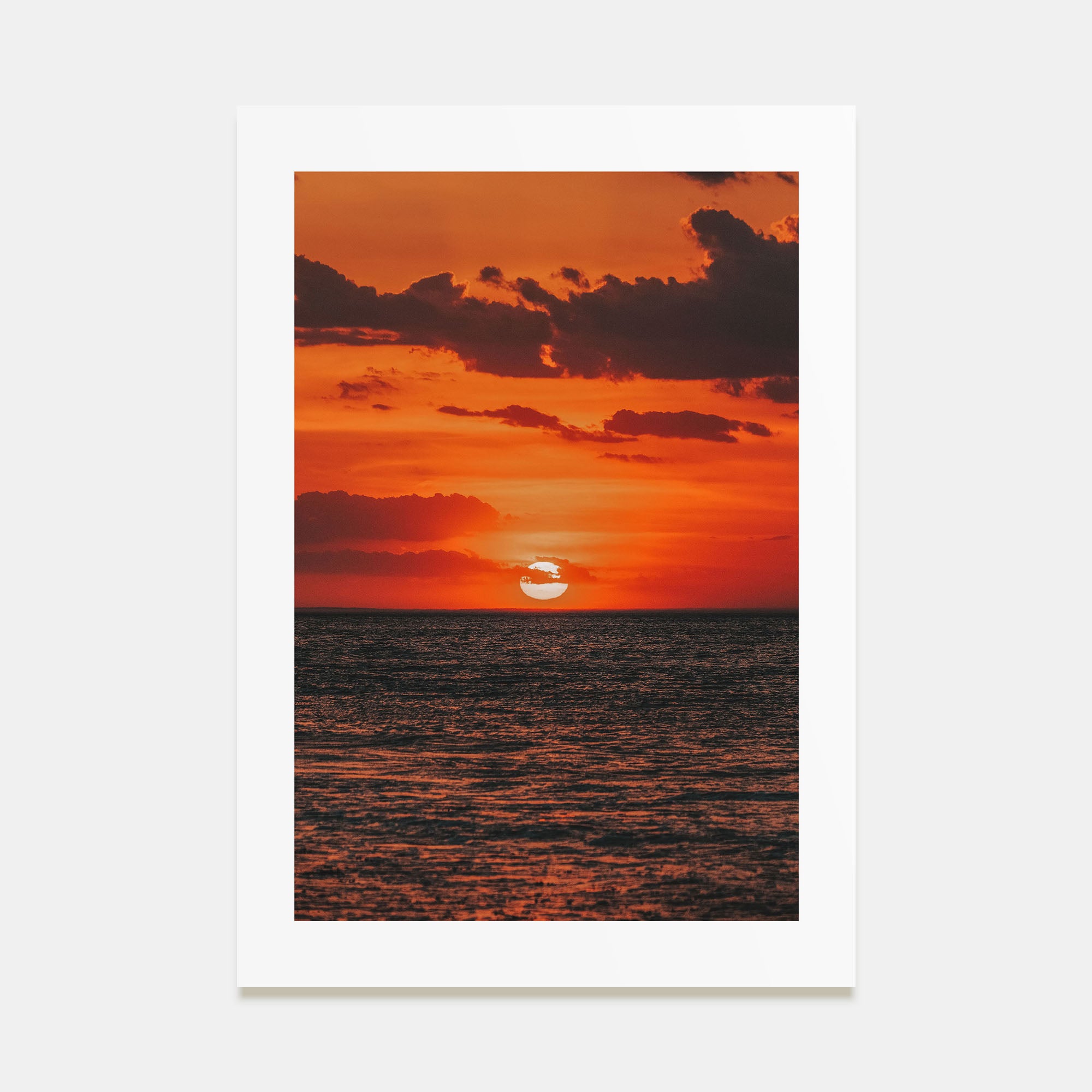 Sunset Ocean Photo Color No 3 Poster