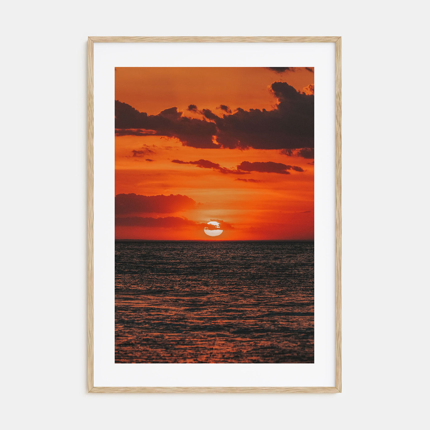 Sunset Ocean Photo Color No 3 Poster