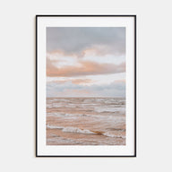 Sunset Waves Photo Color No 1 Poster