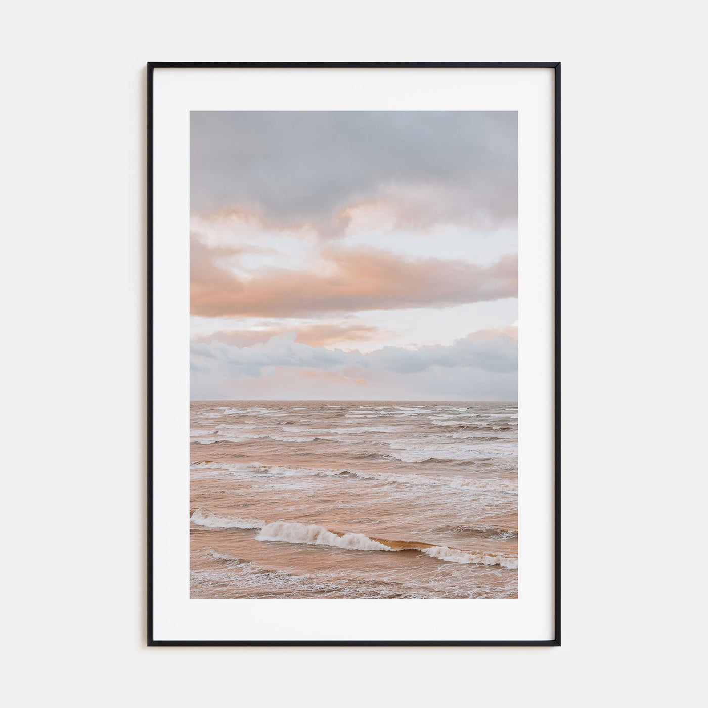 Sunset Waves Photo Color No 1 Poster