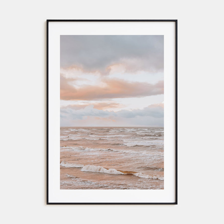 Sunset Waves Photo Color No 1 Poster