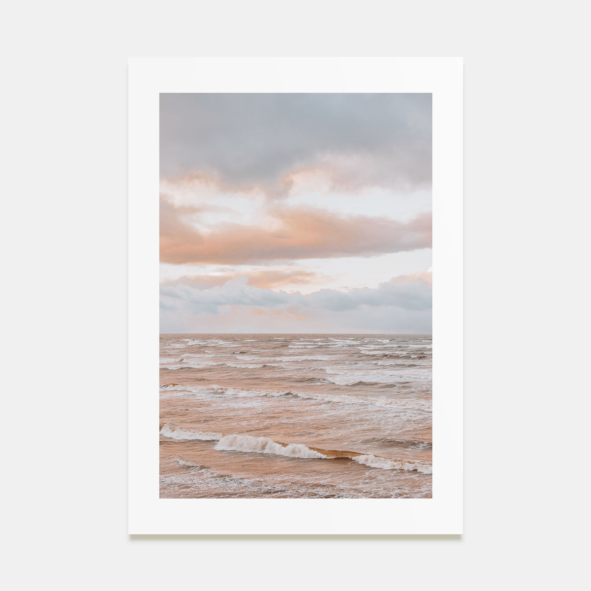 Sunset Waves Photo Color No 1 Poster