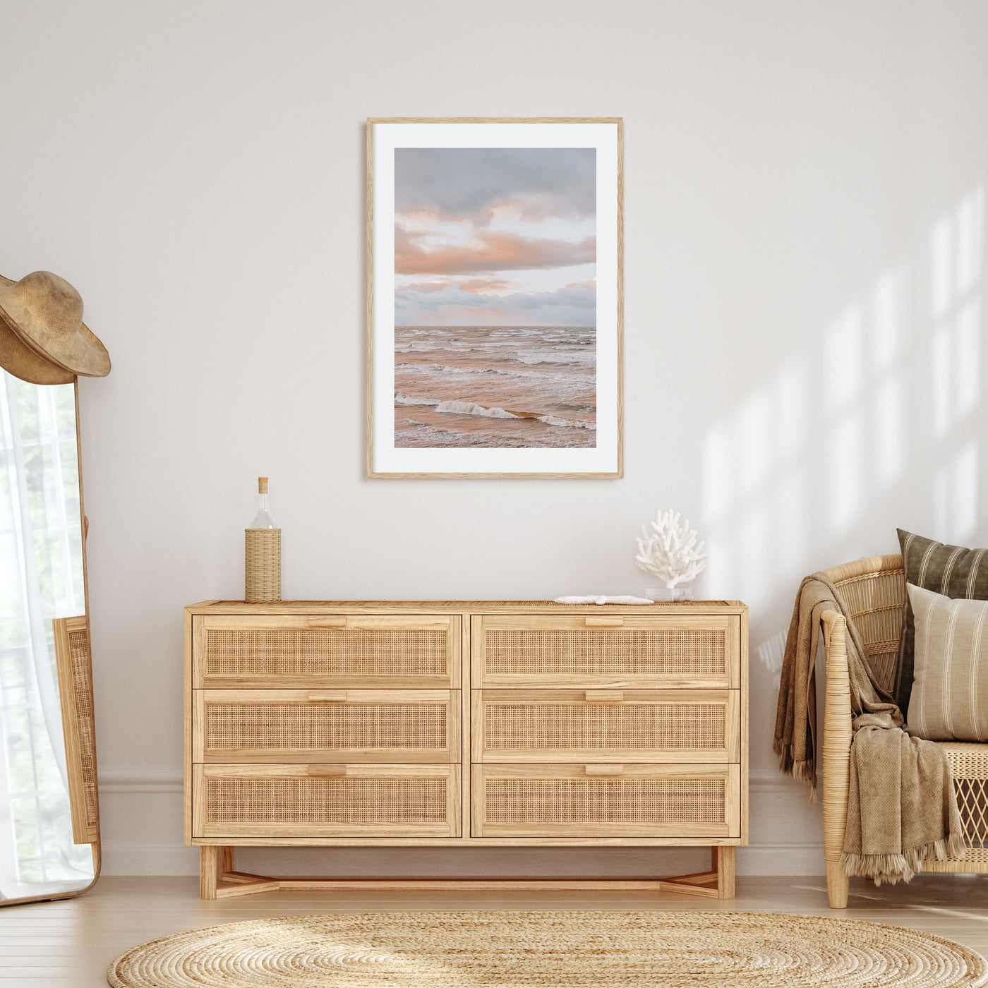 Sunset Waves Photo Color No 1 Poster