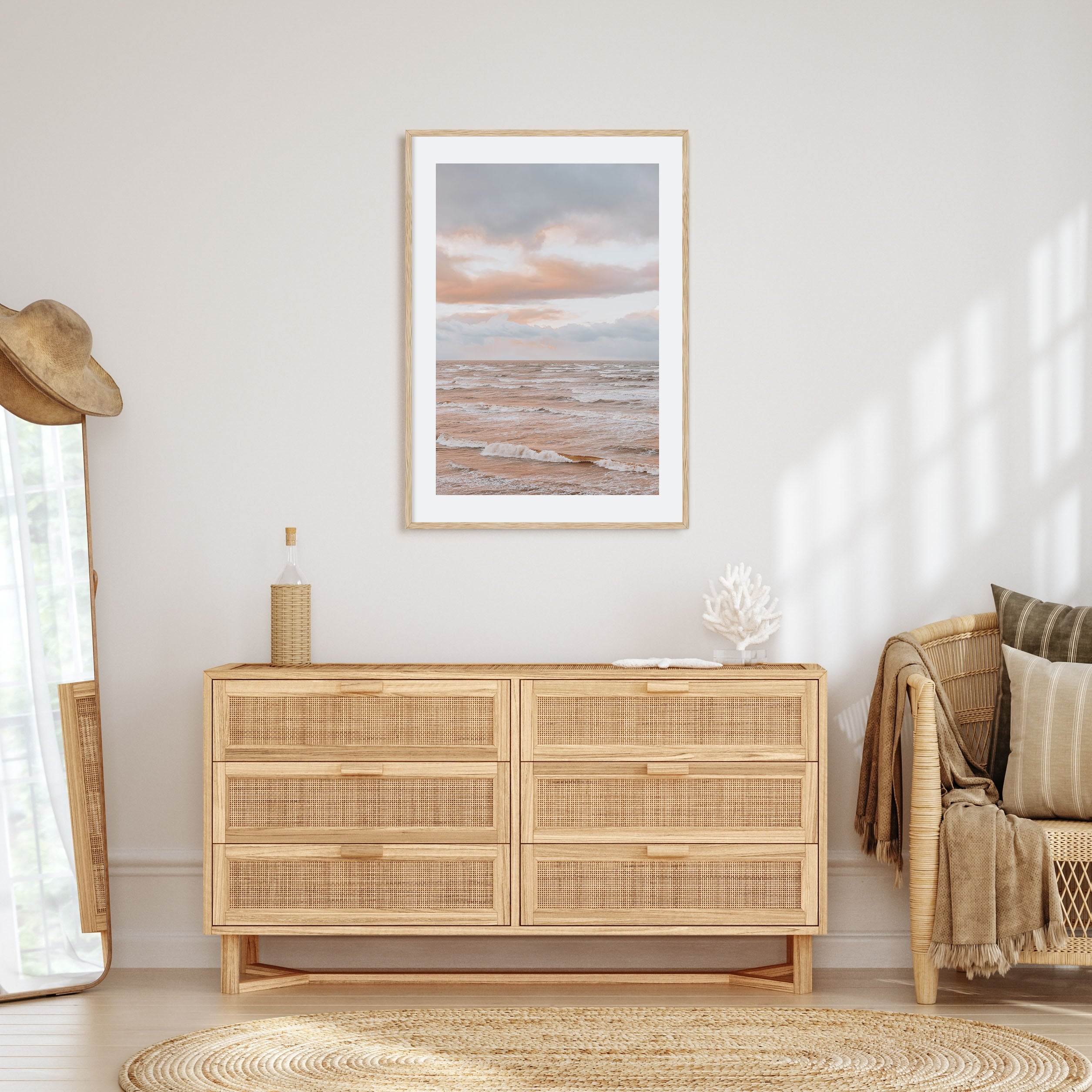 Sunset Waves Photo Color No 1 Poster