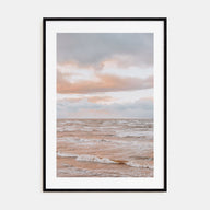 Sunset Waves Photo Color No 1 Poster