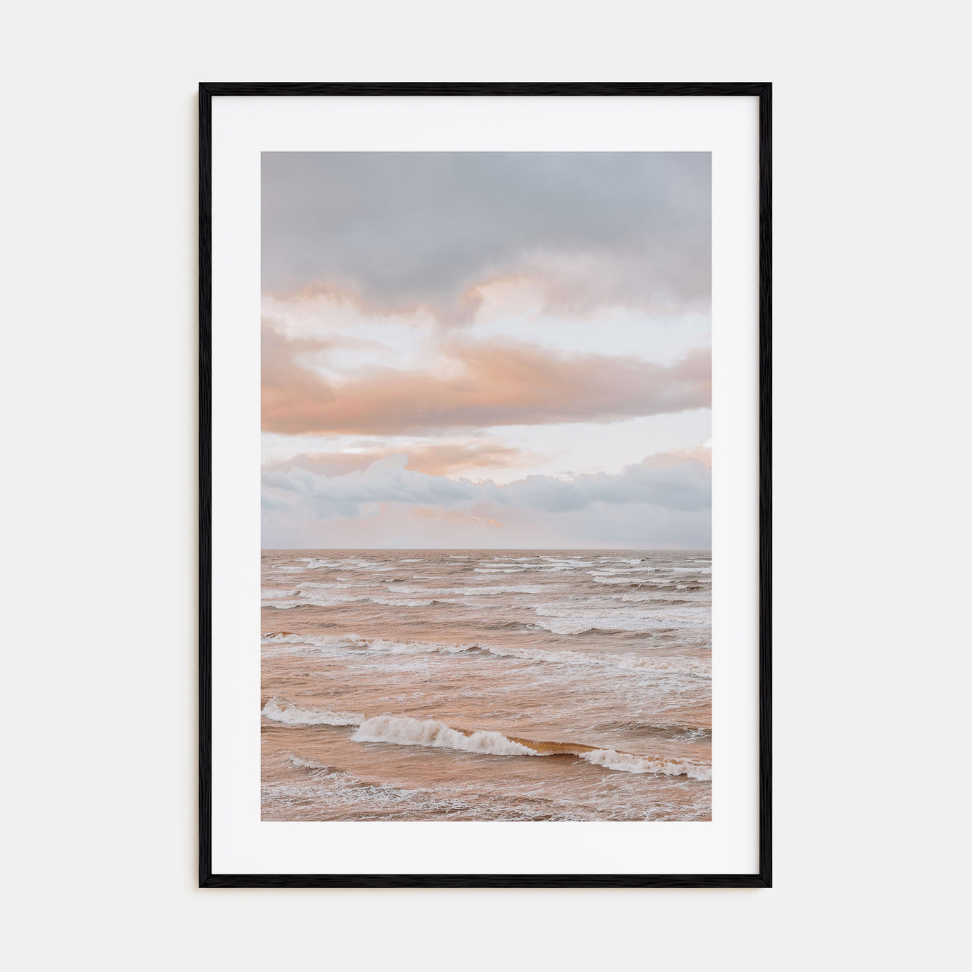 Sunset Waves Photo Color No 1 Poster