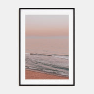 Sunset Waves Photo Color No 2 Poster