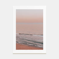 Sunset Waves Photo Color No 2 Poster