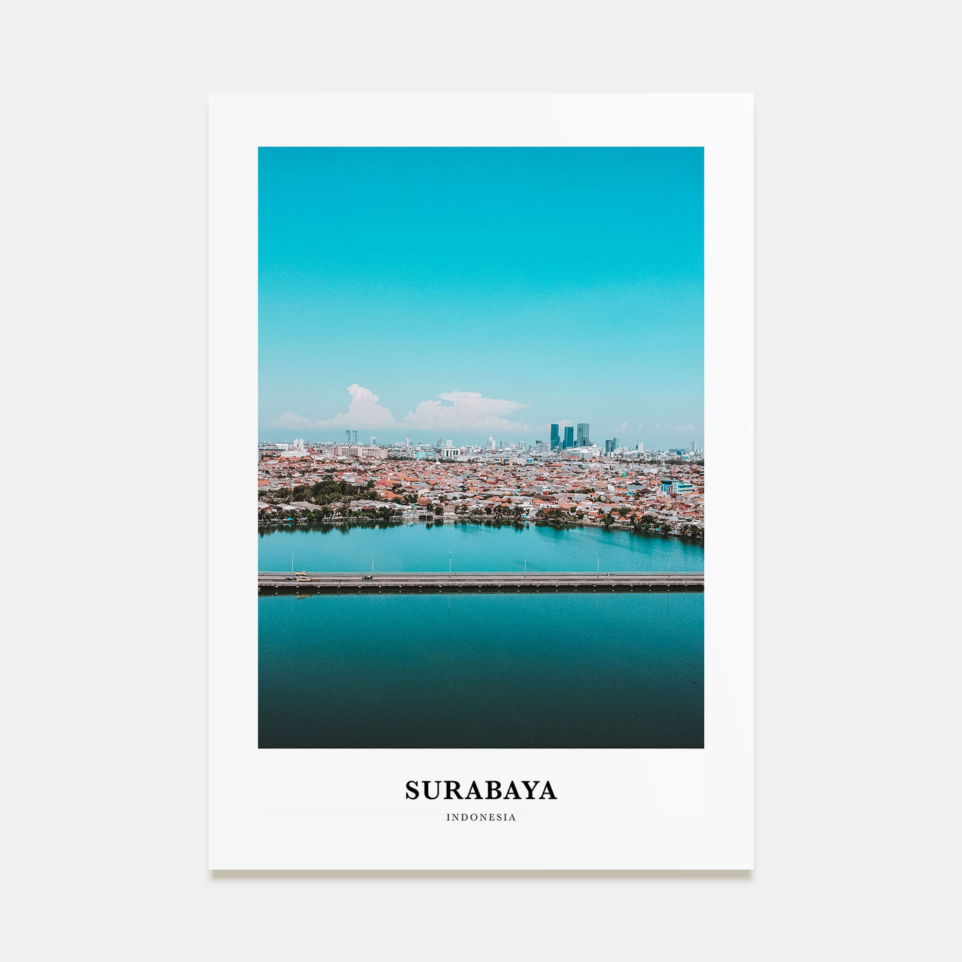 Surabaya Portrait Color Poster