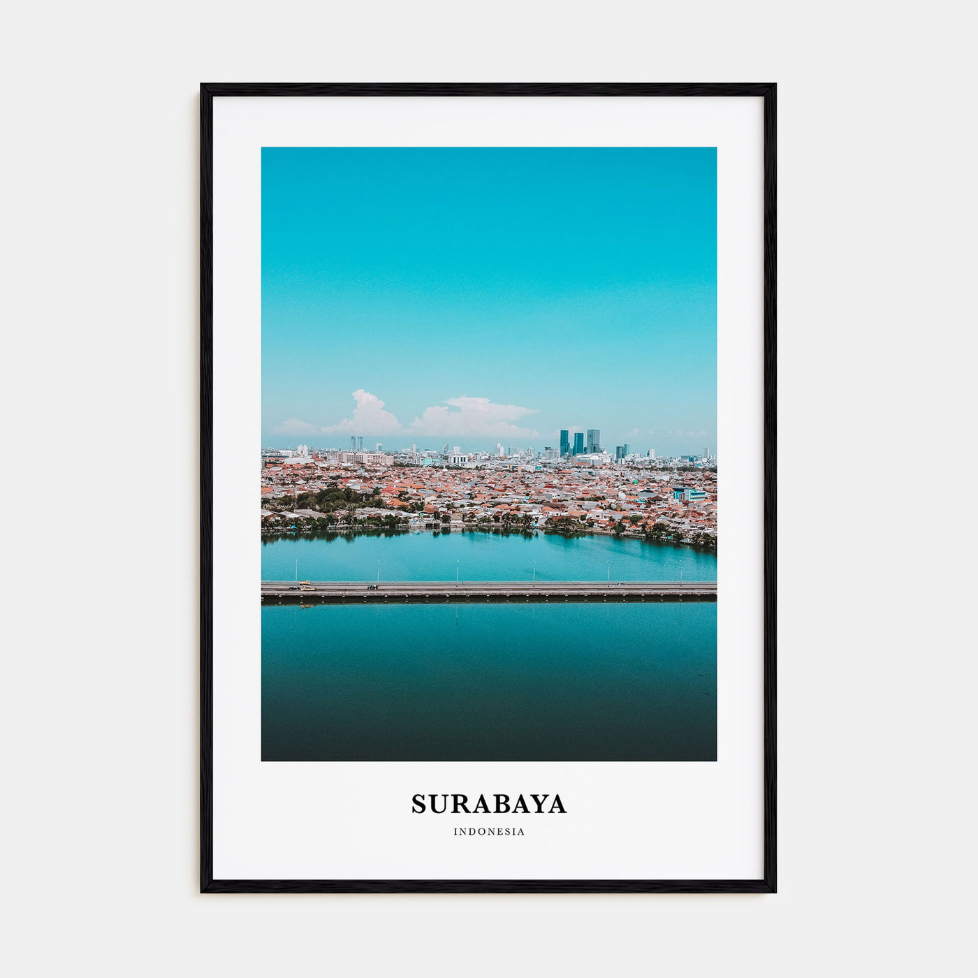 Surabaya Portrait Color Poster
