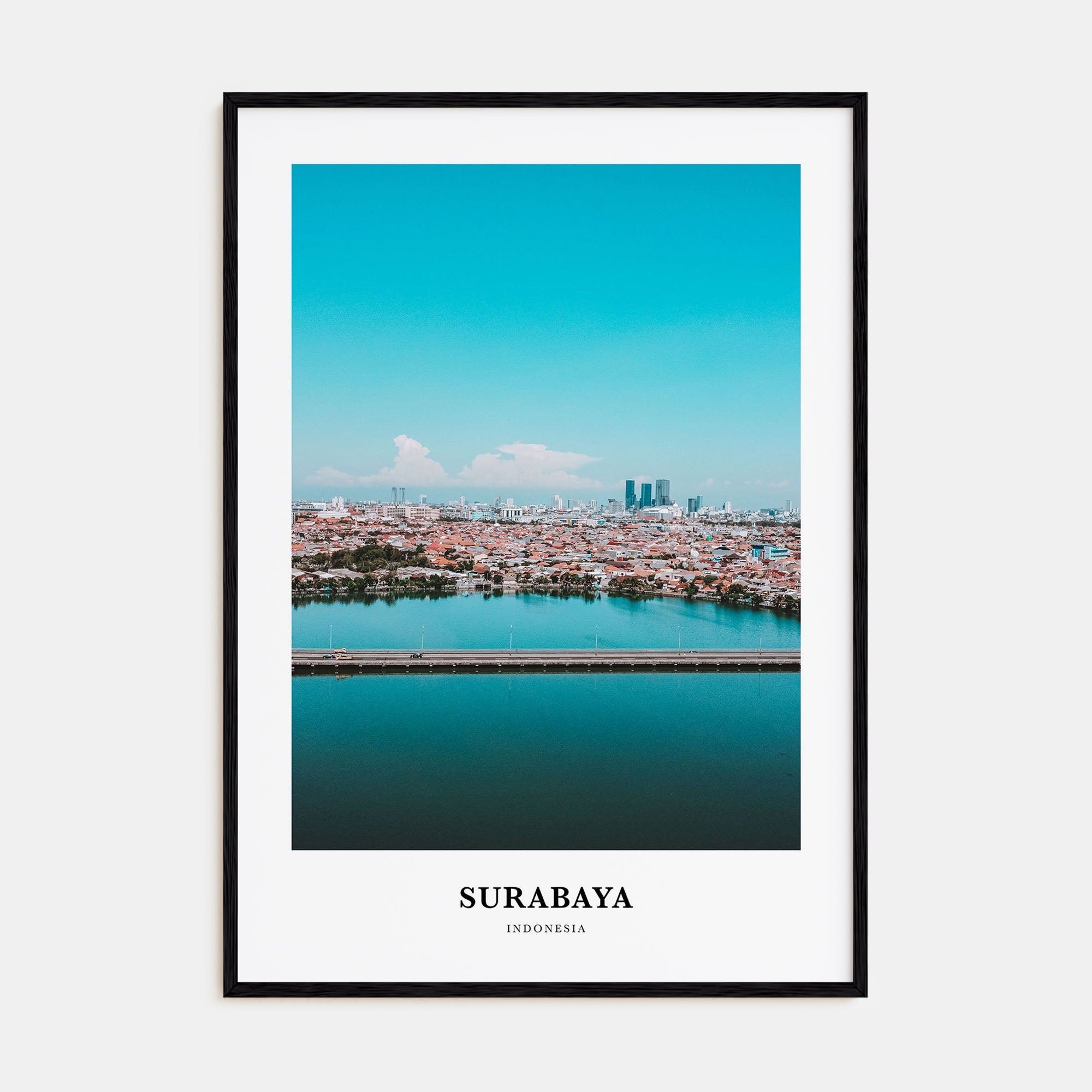 Surabaya Portrait Color Poster