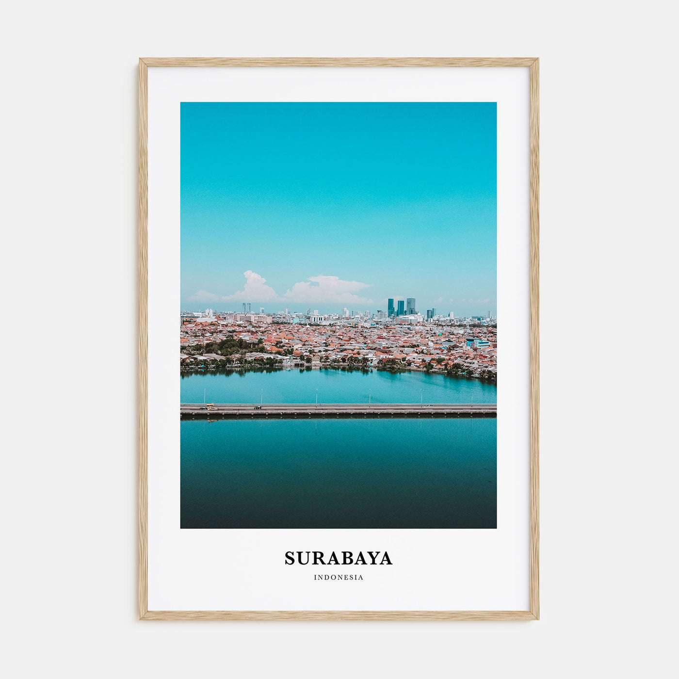 Surabaya Portrait Color Poster