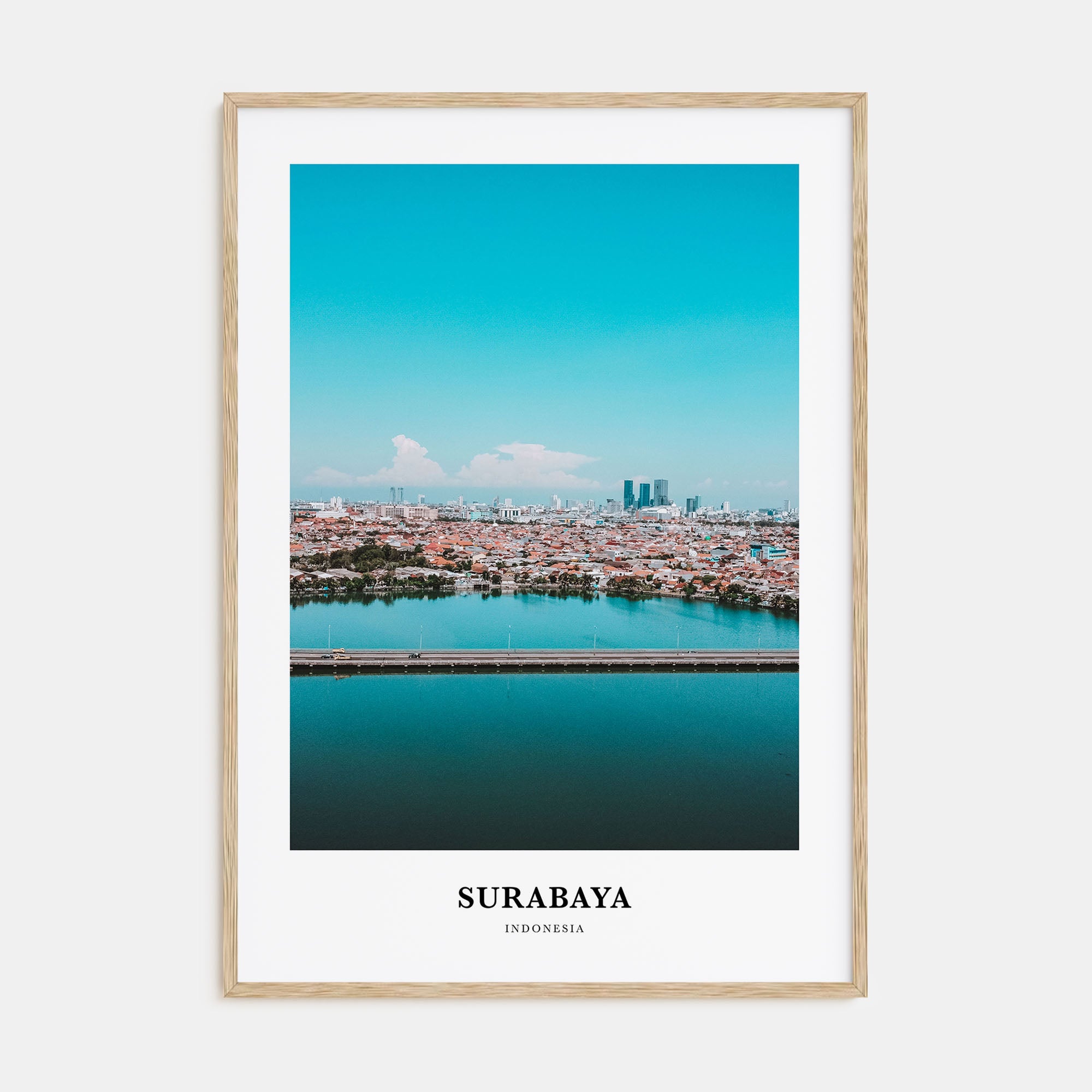 Surabaya Portrait Color Poster