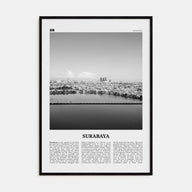 Surabaya Travel B&W Poster
