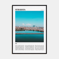 Surabaya Travel Color Poster