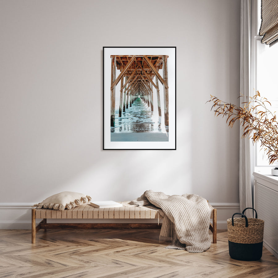 Surf City Photo Color Poster