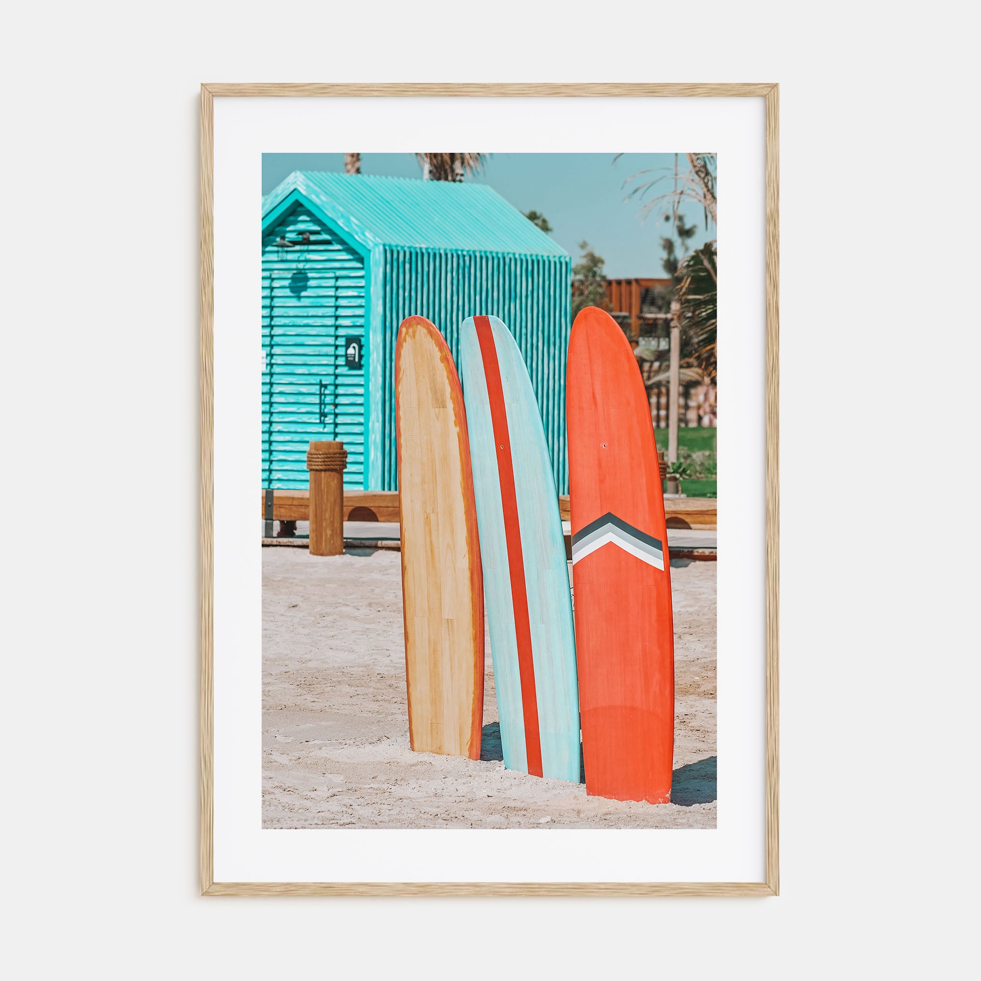 Surfboards Photo Color No 5 Poster