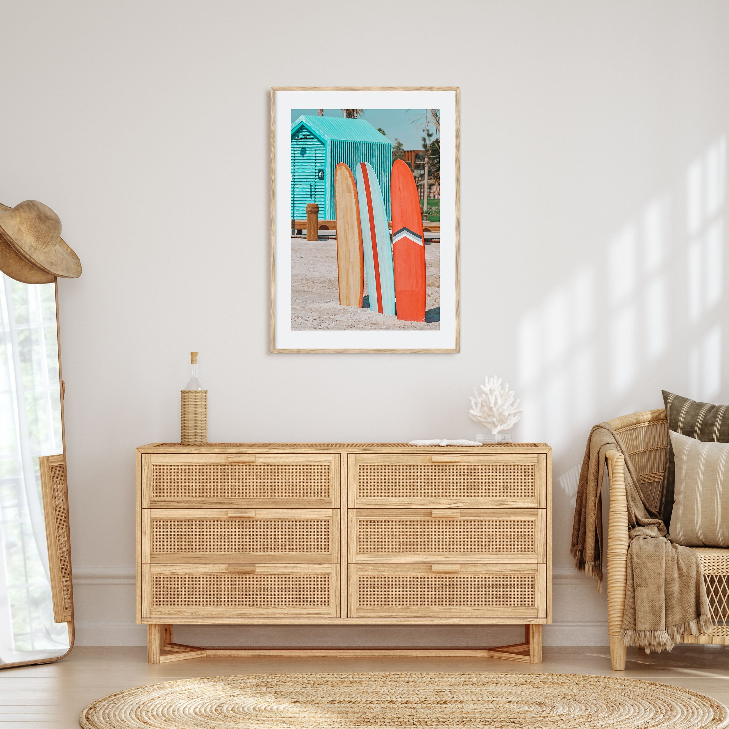 Surfboards Photo Color No 5 Poster