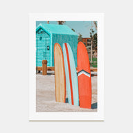 Surfboards Photo Color No 5 Poster