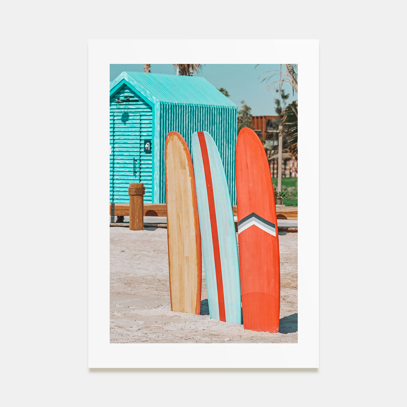 Surfboards Photo Color No 5 Poster