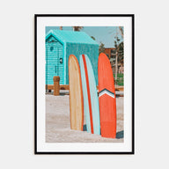 Surfboards Photo Color No 5 Poster