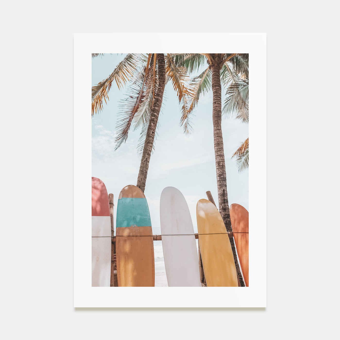 Surfboards Photo Color No 6 Poster