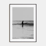 Surfer Photo B&W No 1 Poster