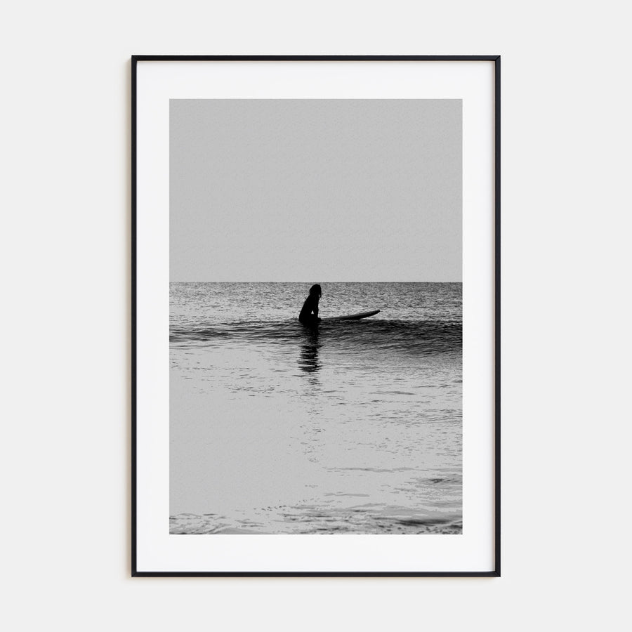 Surfer Photo B&W No 1 Poster