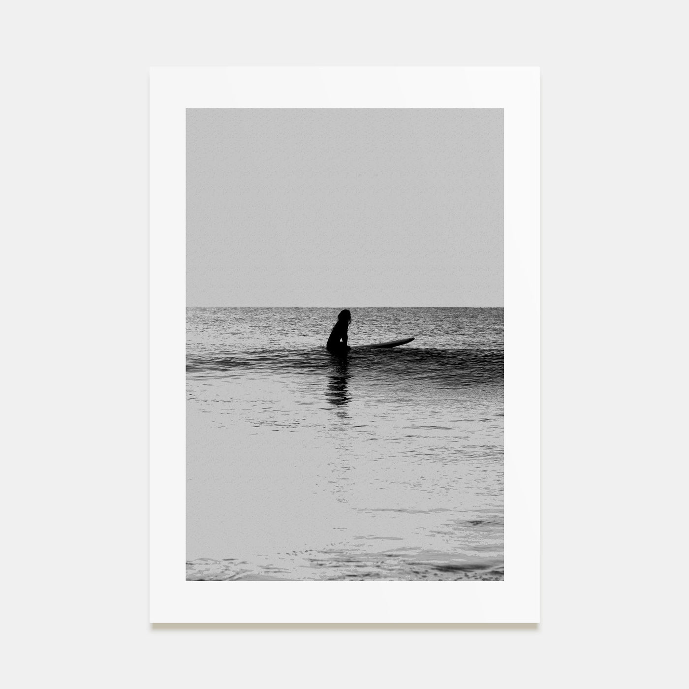 Surfer Photo B&W No 1 Poster