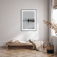 Surfer Photo B&W No 1 Poster