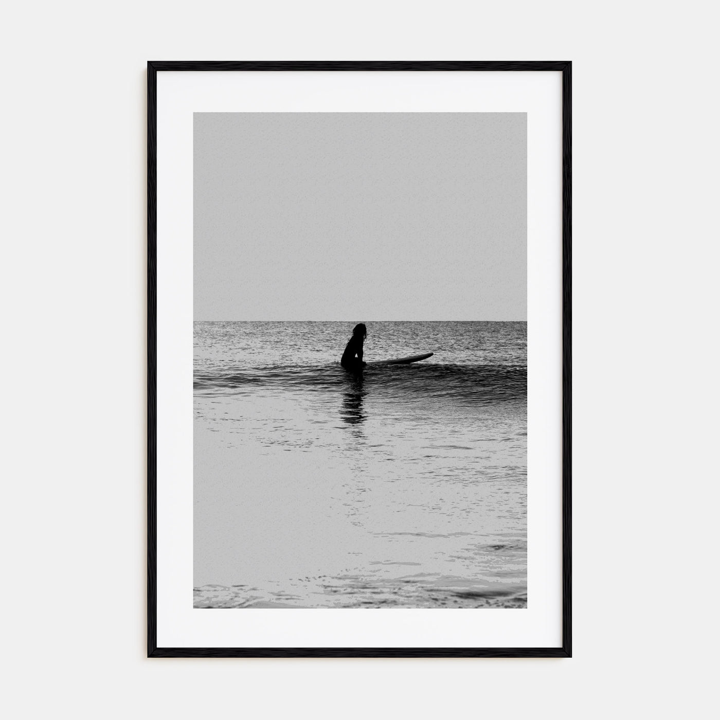 Surfer Photo B&W No 1 Poster